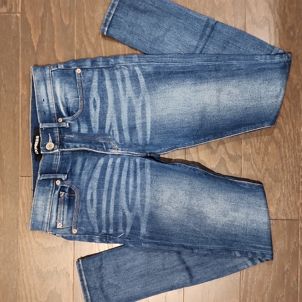 EXPRESS Mid Rise Jeans - Picture 2 of 3